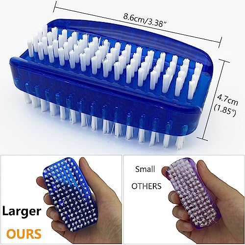2-Pack Nail Brush for Cleaning Fingernails - Nylon Bristles