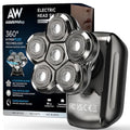 Electric Head Shaver for Bald Men: Waterproof Cordless Electric Razor for Bald Head & Hair Shaving - Close Shave, Skin-Friendly, 360¡Æ Full Coverage & Effortless Control, Easy to Clean, Wet & Dry Use