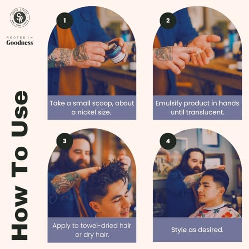 Shear Revival Northern Lights Matte Paste Pomade - Firm Hold, All Hair Types, 3.4oz