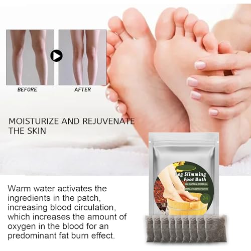 Grospe Natural Mugwort Herbal Foot Bath Bags for Relaxation & Foot Care