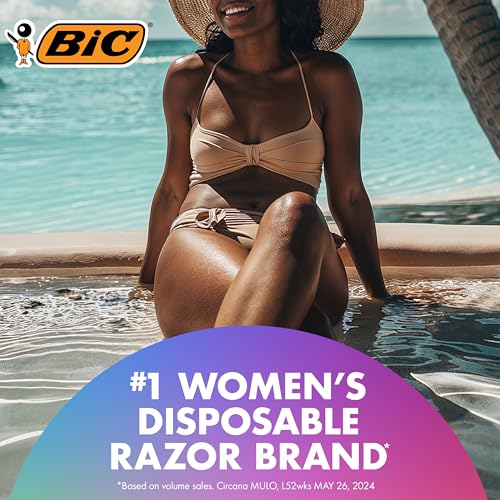 BIC Soleil 3 Colors Women's Disposable Razors, 14-Pack