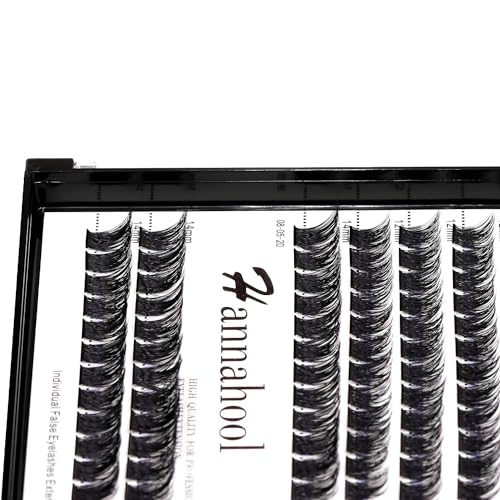 Large Tray D Curl Thickness 0.07mm Mixed 8-10-12-14mm/10-12-14-16mm/12-14-16mm /14-16mm/10-12-14mm Wide Stem Individual Cluster False Eyelashes Volume Eye Lashes Extensions (mixed 8-10-12-14mm)