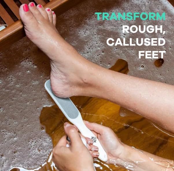Dermasuri Callus Remover Spray & Dual-Sided Foot File Pedicure Kit