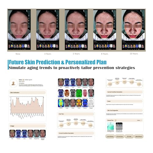 M17 Professional Skin Analysis Machine - 10-Spectrum Facial Scanner