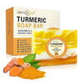 Organic Turmeric Soap Bar for Face & Body ? Pure Turmeric Soap Bar for Acne, Scars, Uneven Tone, Blemish Control, Sun Damage & Age Spots ? Handcrafted Skincare ? 7 OZ