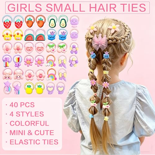 900Pc Hair Accessories Set for Girls with Pink Organizer