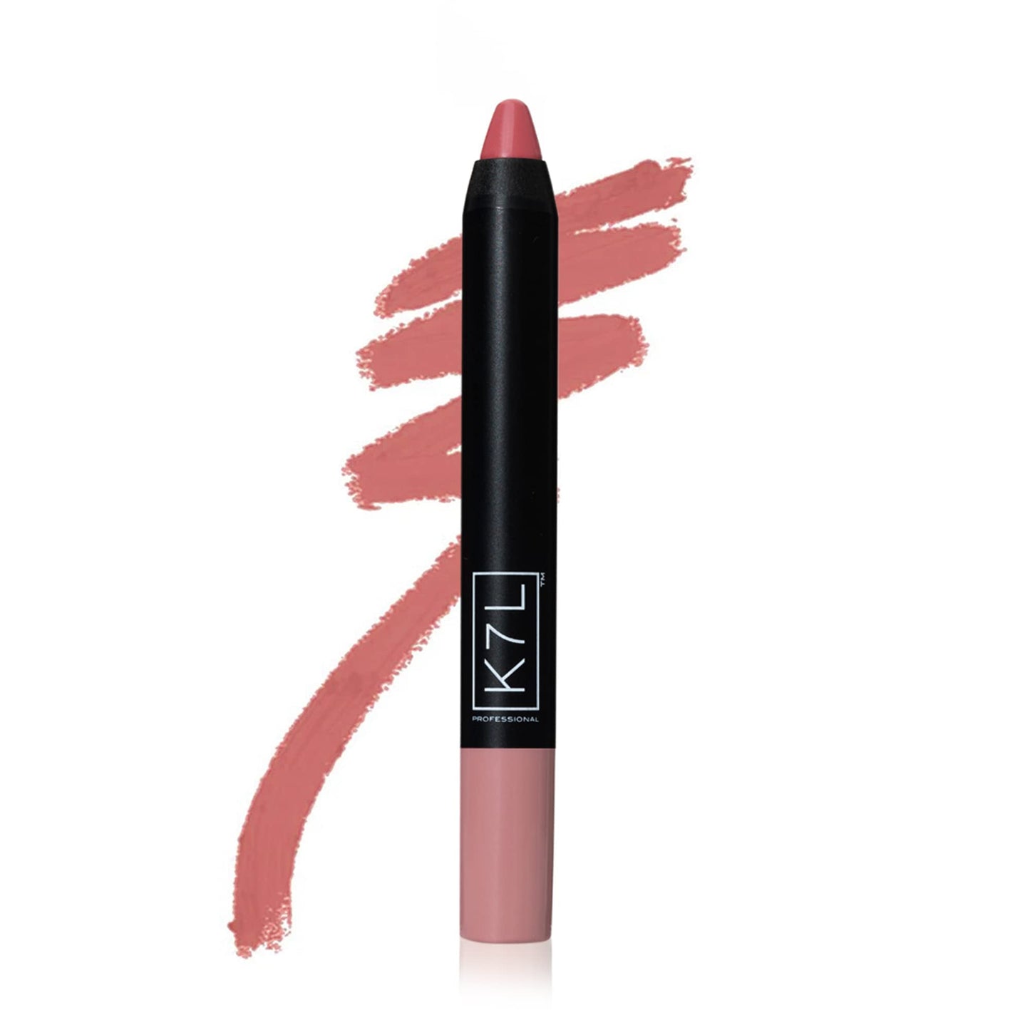 K7L Nude Pink Lipstick Crayon - Matte - Tip Toe