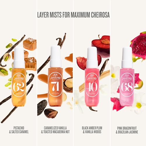Sol de Janeiro Cheirosa Perfume Mist Set of 4 | Travel Sizes
