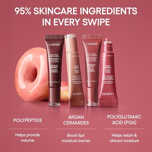 LANEIGE Glaze Craze Tinted Lip Serum - Hydrating Lip Tint