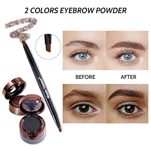 Music Flower 2-in-1 Eyeliner Gel & Eyebrow Powder Duo