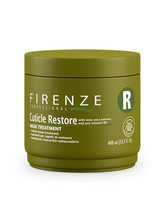 Firenze Professional Cuticle Restore Mask Treatment (salt sulfate & paraben free) 13.5 oz with Free Red Gift Bag