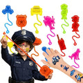 48 Pc Police Party Favors Kit - Stick Hands & Tattoos