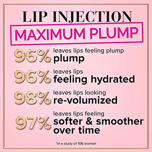 Too Faced Lip Injection Maximum Plump Extra Strength Lip Plumper Gloss, 0.14 fl. oz., Blueberry Buzz