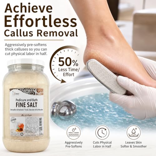 SPA REDI Professional Pedicure Foot Soak - Milk & Honey Whirlpool Safe - 128 oz