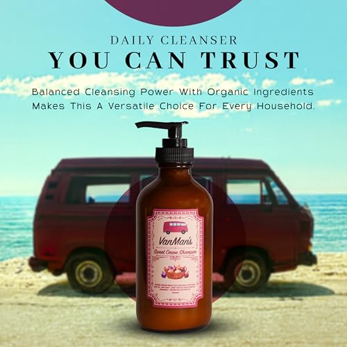 VanMan Sweet Onion Shampoo – 8 oz with Olive Oil & Honey