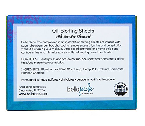 Charcoal Oil Blotting Paper Sheets – 200 Count