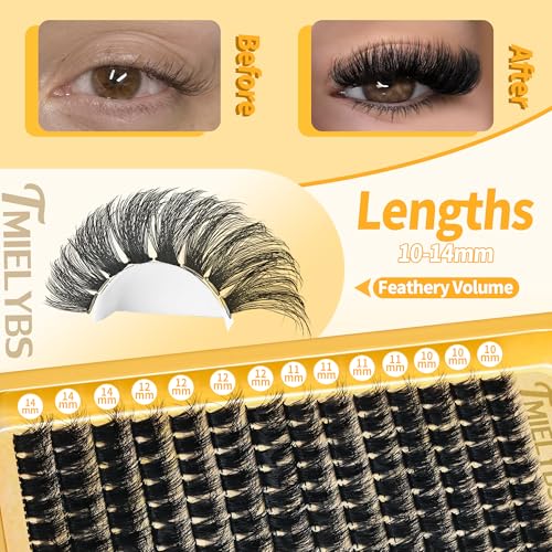 Lash Clusters 10-14mm Short D Curl Volume Eyelash Extensions 260D
