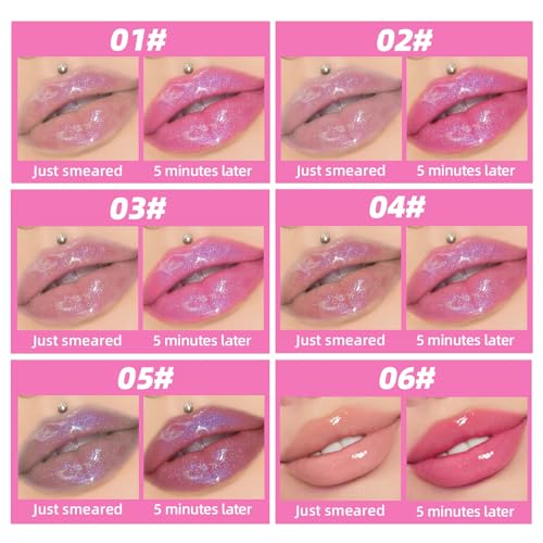 Color-Changing Lip Gloss – Moisturizing, Non-Sticky Lip Oil