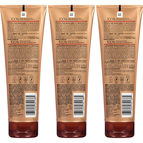 L¡¯Or?al Paris Hair Care Evercreme Sulfate Free Deep Nourish Shampoo, 3 Count