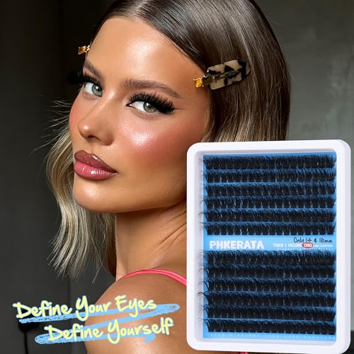14-16mm Volume Lash Clusters - Russian D Curl Wispy Extensions