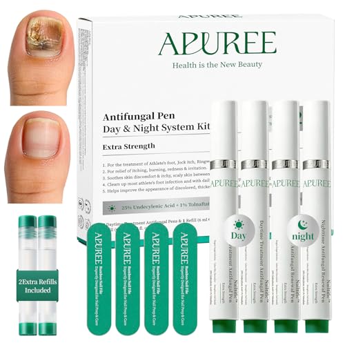 Apuree Extra Strength Antifungal Nail Pen | 6 Pcs Day & Night Treatment