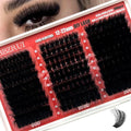 Fluffy D Curl Lash Clusters 12-22mm Mega Volume DIY Extensions