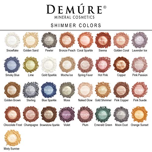 Demure Mineral Eyeshadow Palette - 33 Shades Smoky Blue