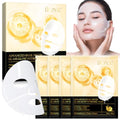 Snail Mucin Sheet Mask with Snail Mucin Serum, Hydrogel Collagen Face Mask, Overnight Hydrating Moisturizer Facial Masks Skincare Korean (4ea)