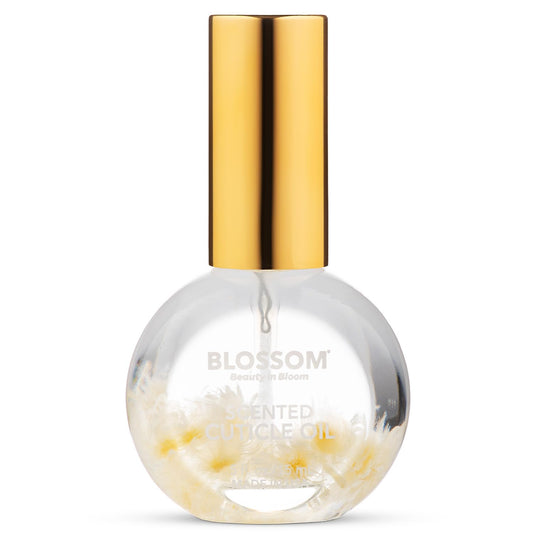 Blossom Hydrating, Moisturizing, Strengthening, Gourmand Scented Cuticle Oil, Infused with Real Flowers, Made in USA, 0.5 fl. oz, Glazed Donut