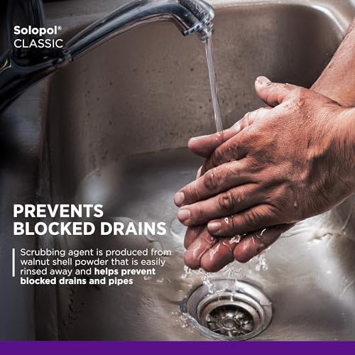 SC Johnson Professional Solopol Classic, Solvent-free Heavy Duty Hand Cleaner, 1 Gallon Pump Bottle, for Professional Use Only