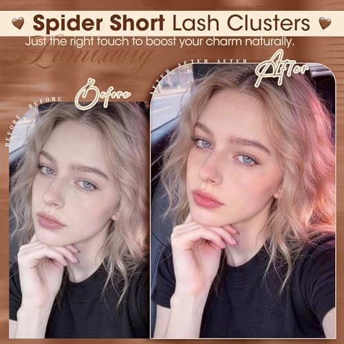Natural Lash Clusters 8-12MM Wispy Spider Eyelash Extensions