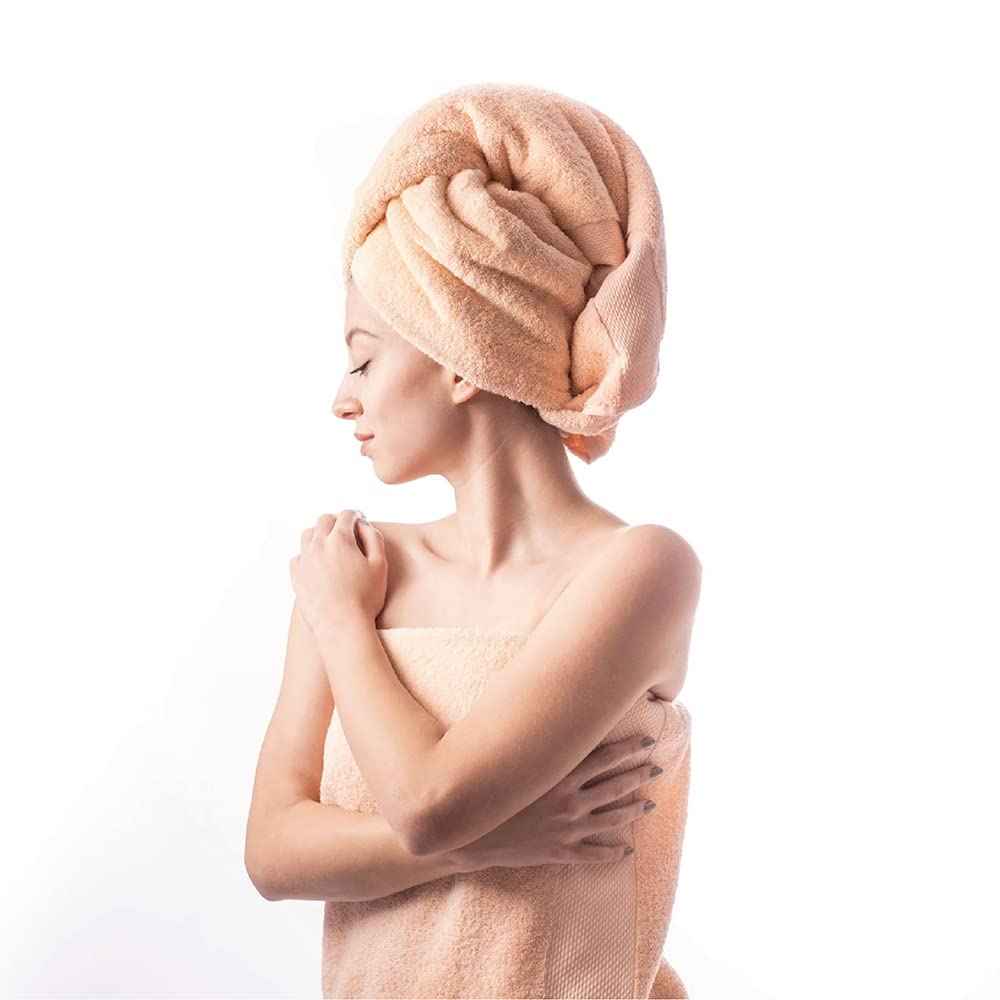 Hencely Premium 6-Pack Washcloths 12x12 Inches Soft Turkish Cotton High Absorbent and Quick Dry Dishtowel for Kitchen and Bath (Wash Cloth 6 Pack, Peach)