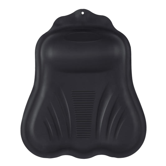 Goowin Bath Pillows for Tub, New Generation Skin-Friendly Silicone Bath Pillow, Luxury Bathtub Pillow for Head and Neck, Powerful Suction Tub Pillow for Bathtub with Inflatable Airbag (Black)