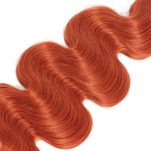 Ginger 350 Human Hair Bundles Body Wave 14 16 18 inch