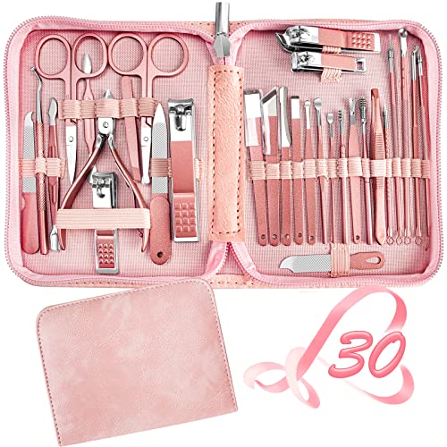 30-in-1 Manicure Set with Nail Clippers & Grooming Tools