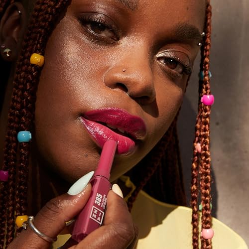 3INA The Color Lip Glow - Wild Berry Pink Lipstick
