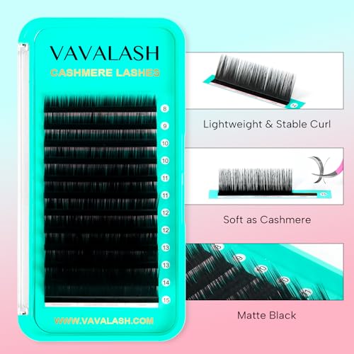 VAVALASH Cashmere Eyelash Extensions 0.15mm L Curl 8-15mm