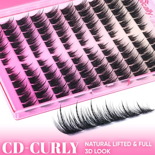 Cat Eye Lash Clusters Manga Eyelash Clusters Wispy individuals Fox Eye Lash Extension CD-Curly Cluster Eyelash Extensions Spiky Lash Cluster by Newcally