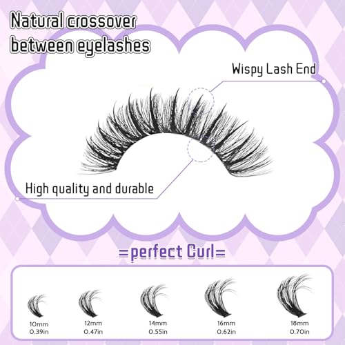 DIY Lash Extension Kit with Spike Clusters & Lower Lashes