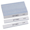 80/80 Grit Nail Files - 25 Professional Double-Sided Emery Boards for Acrylic & Gel Nails