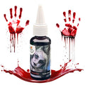 Fake Blood, Dark Red Blood Gel Thick Consistency ? 1.01 fl.oz (30 ml) Dispenser Bottle, Halloween Makeup & Costume Fake Blood by King of Halloween.de