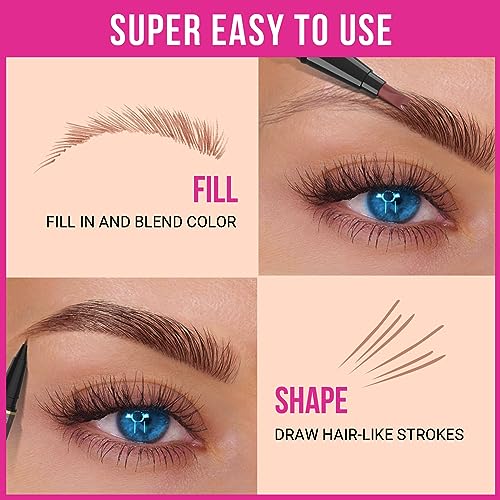 iMethod Microblading Eyebrow Pencil Dark Brown - Dual-Ended Brow Pen