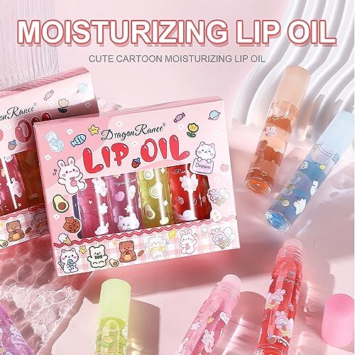 6-Piece Roll-On Lip Gloss Set, Fruit Flavored