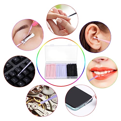 400 Pcs Micro Applicator Brushes for Eyelash Extensions