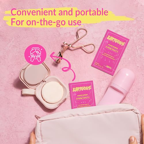 Biodegradable Bamboo Makeup Remover Wipes ? Gentle, Alcohol-Free & Fragrance-Free Formula with Plant Extracts, Individually Wrapped for Sensitive Skin (Pack of 40)