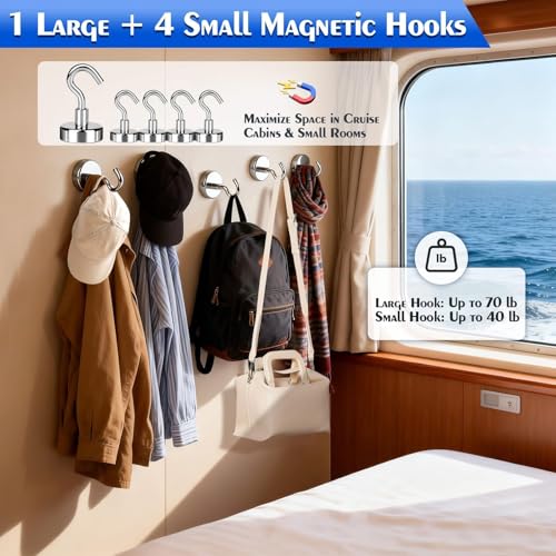 Cruise Essentials Kit 22-Pc Set with Power Strip & Magnetic Hooks