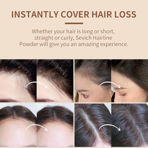 Sevich Hairline Powder Medium Brown - Hair Loss Concealer