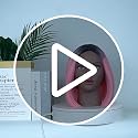 Bald Mannequin Head with Clamp Stand for Wig Display & Makeup Training