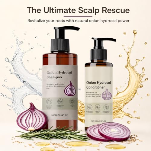 Onion Hydrosol Shampoo and Conditioner Set with Biotin