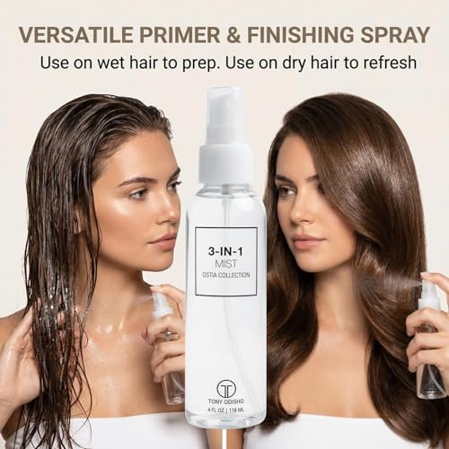 Tony Odisho 3-in-1 Hair Detangler & Shine Spray - 4oz Leave-In Conditioner & Frizz Control